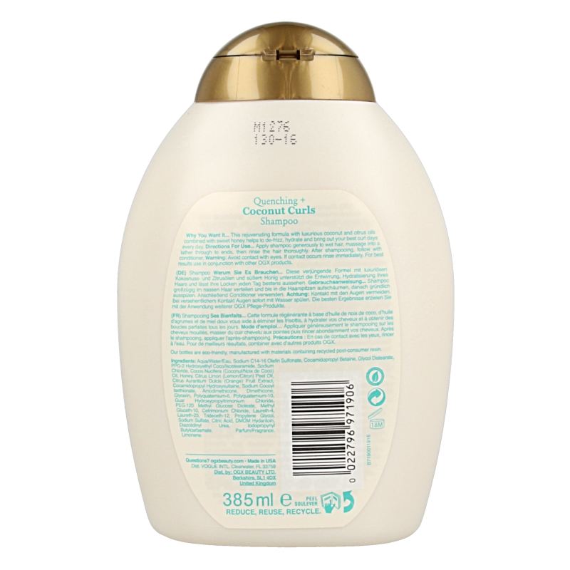 OGX Shampoo quenching coconut curls 385 Milliliter