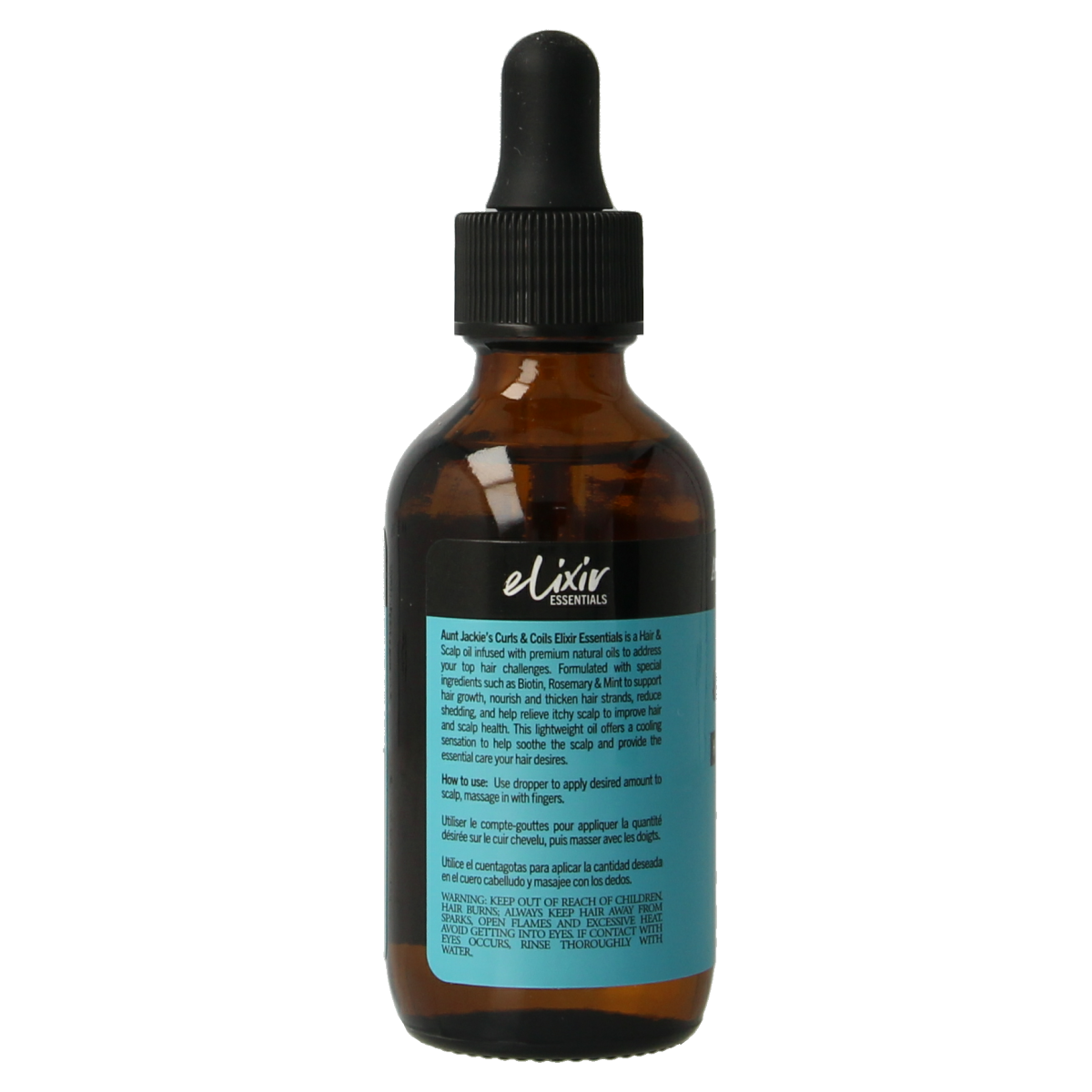 Aunt Jackie's Elixer biotin ros 59.00 Milliliter