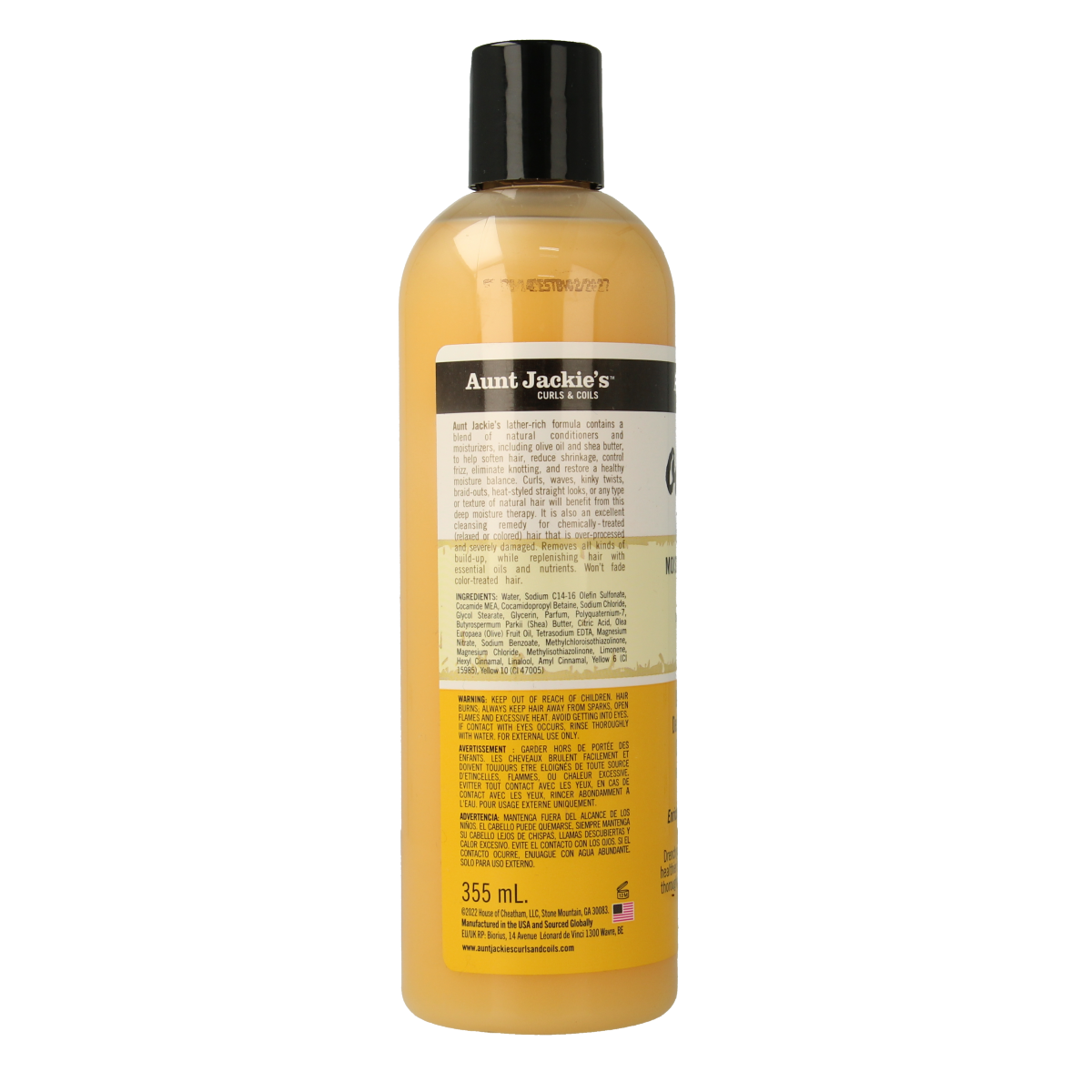 Aunt Jackie's Shampoo oh so clean 355.00 Milliliter