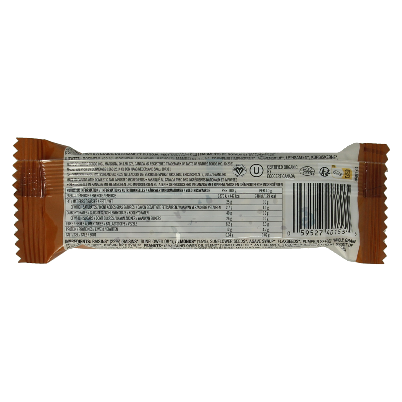 Taste Of Nature Almond granenreep bio 40 Gram