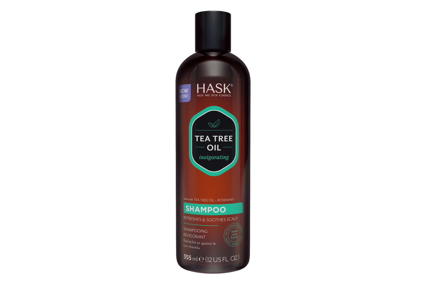 HASK Shampoo tea tree oil & rosemary 355.00 Milliliter
