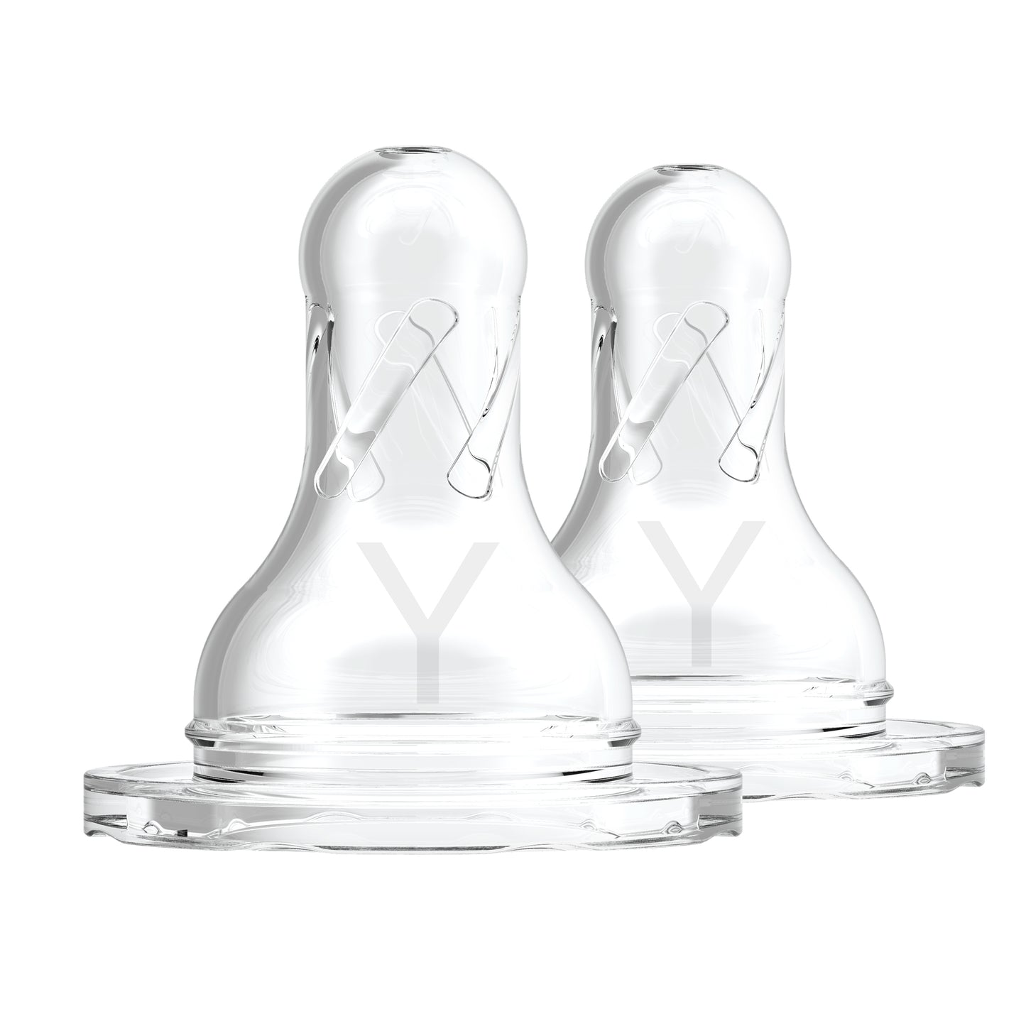 Dr. Brown's Speen smalle hals Y cut 9 maanden 2 Stuks