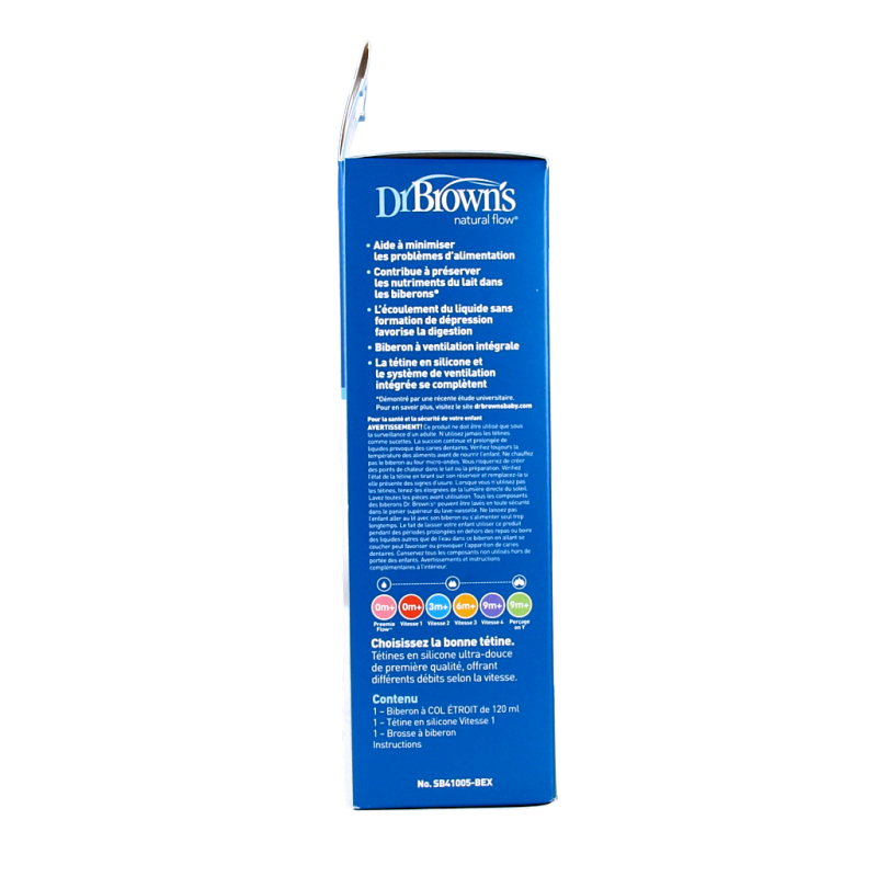 Dr. Brown's Standaardfles 120ml BPA-vrij 1 Stuks