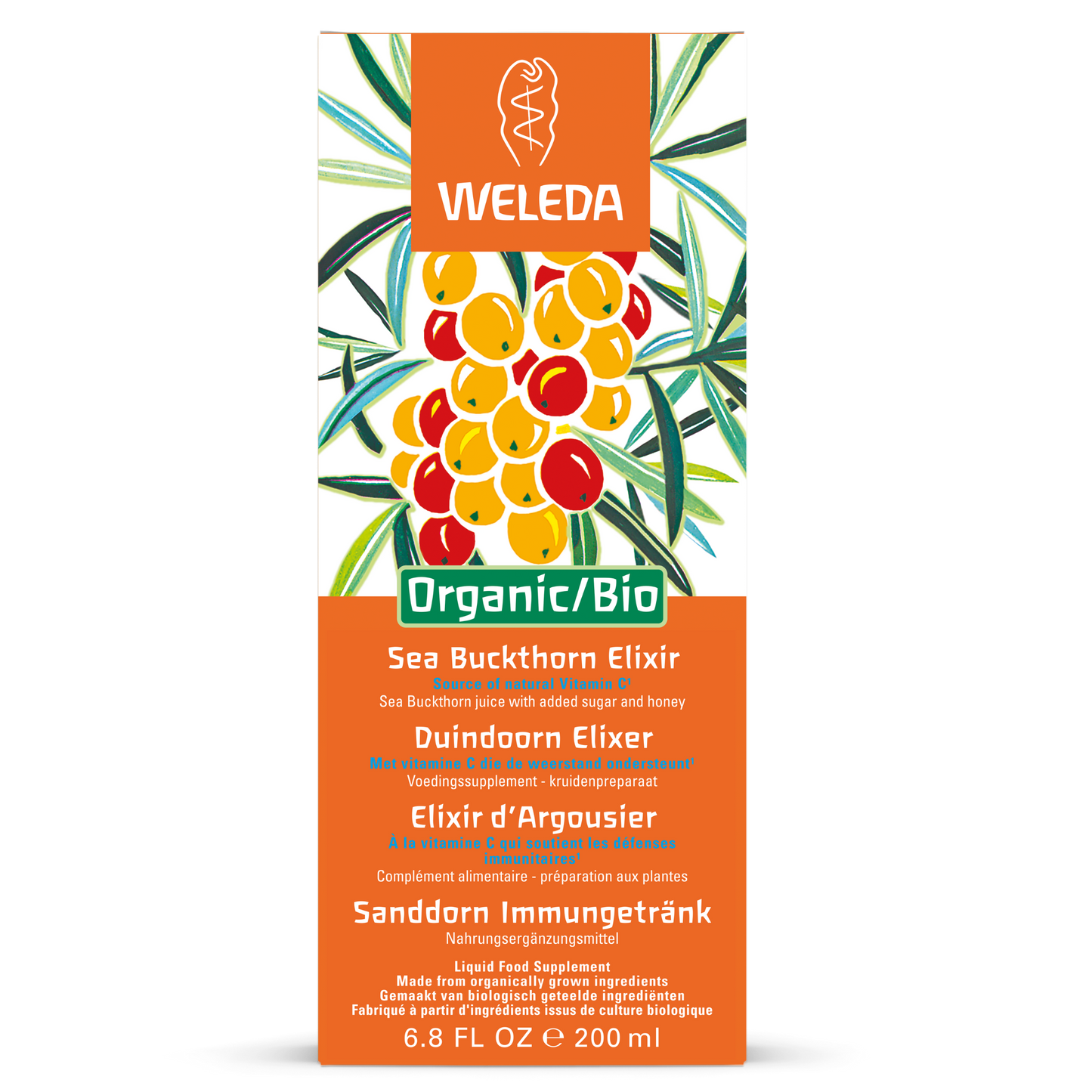 Weleda Duindoorn elixer bio 200.00 Milliliter