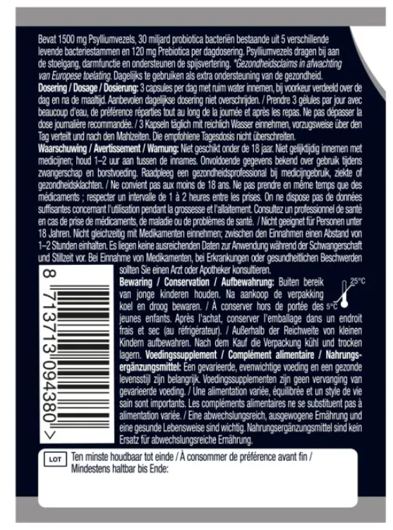 Lucovitaal Bioticomel Psyllium Husk Vezels 60.00 Capsules