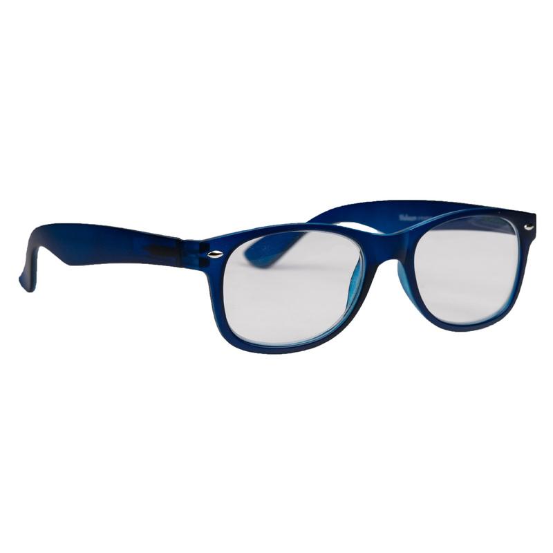 Melleson Eyewear Leesbril wayfarer mat blauw +1.50 1.00 Stuks
