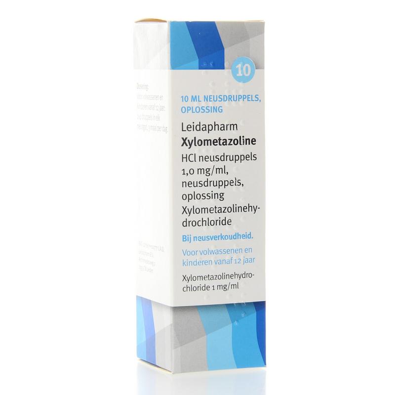 Leidapharm Xylometazoline hcl neusdruppels 1mg/ml 10.00 Milliliter