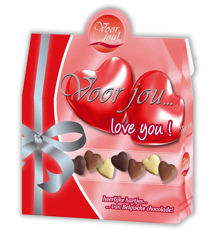 Voor Jou! Cadeaudoosje love you 100.00 Gram