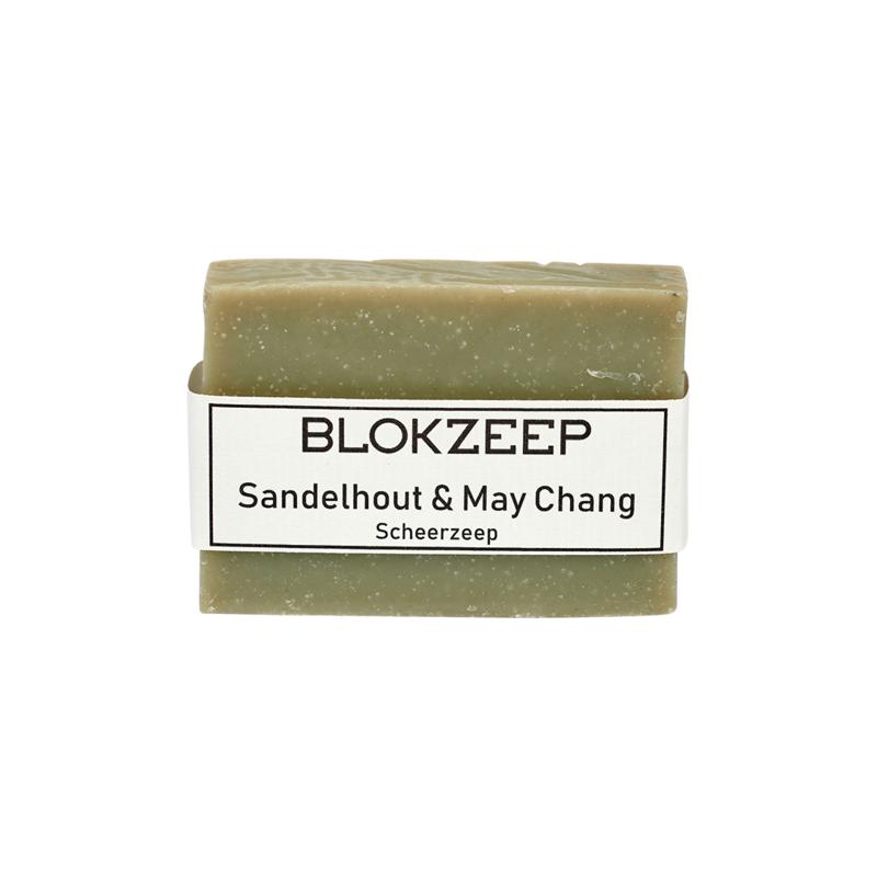 Blokzeep Shaving bar sandelhout & May Chang 100.00 Gram
