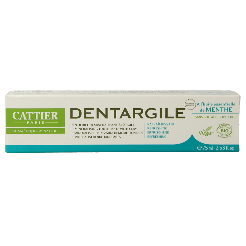 Cattier Tandpasta munt 75 Milliliter