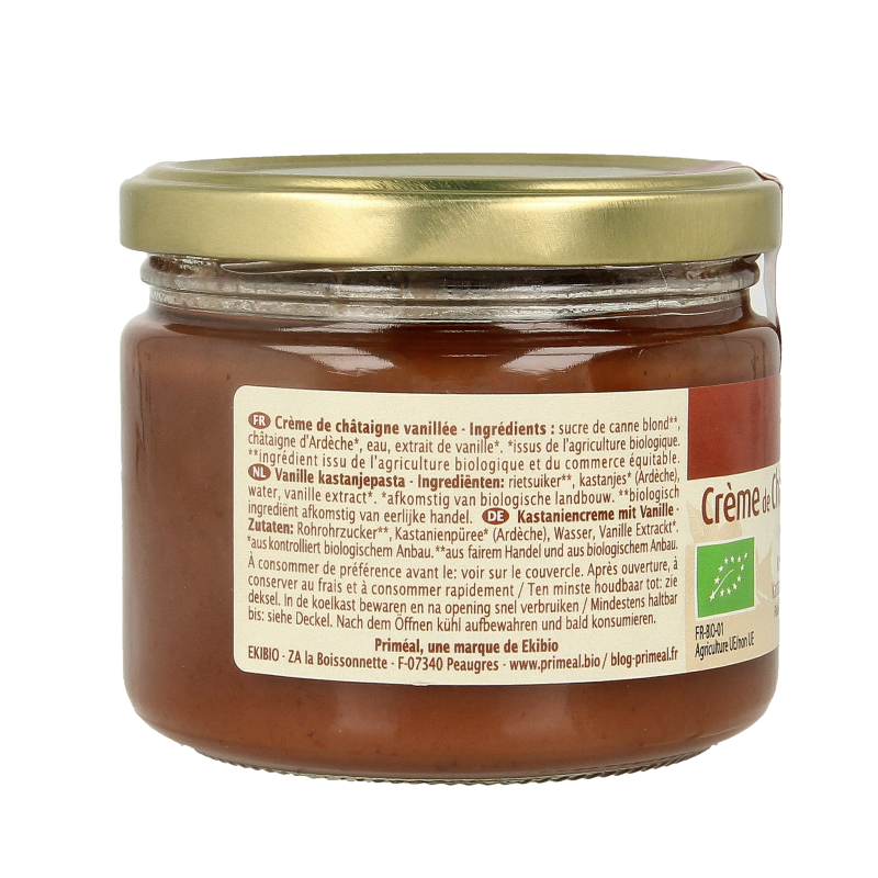 Primeal Kastanjecreme vanille bio 325 Gram