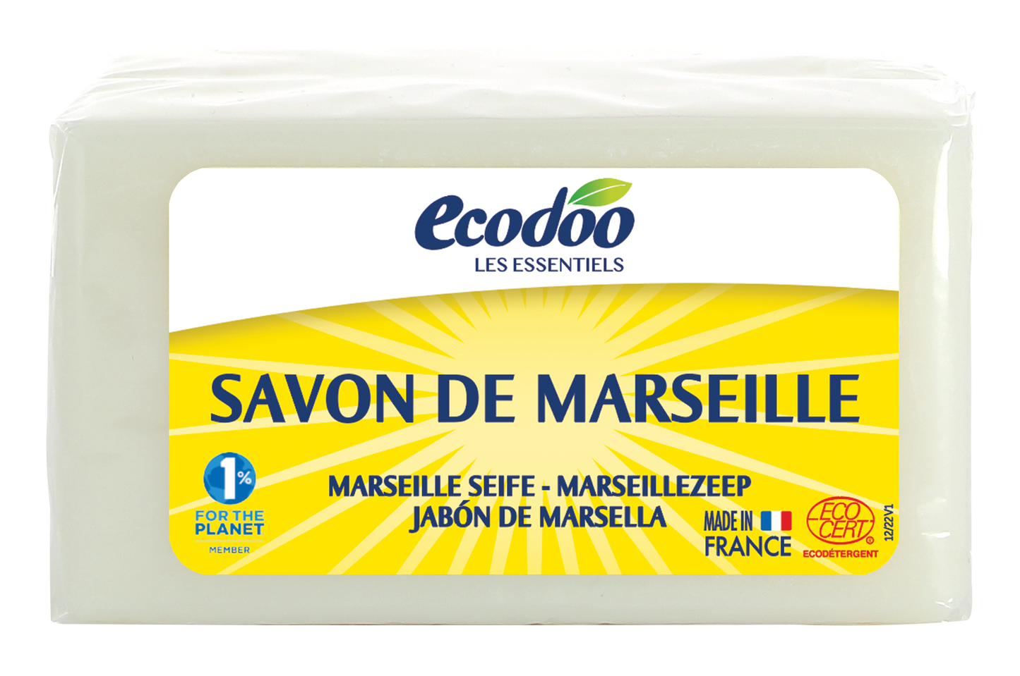 Ecodoo Marseillezeep bio 400.00 Gram