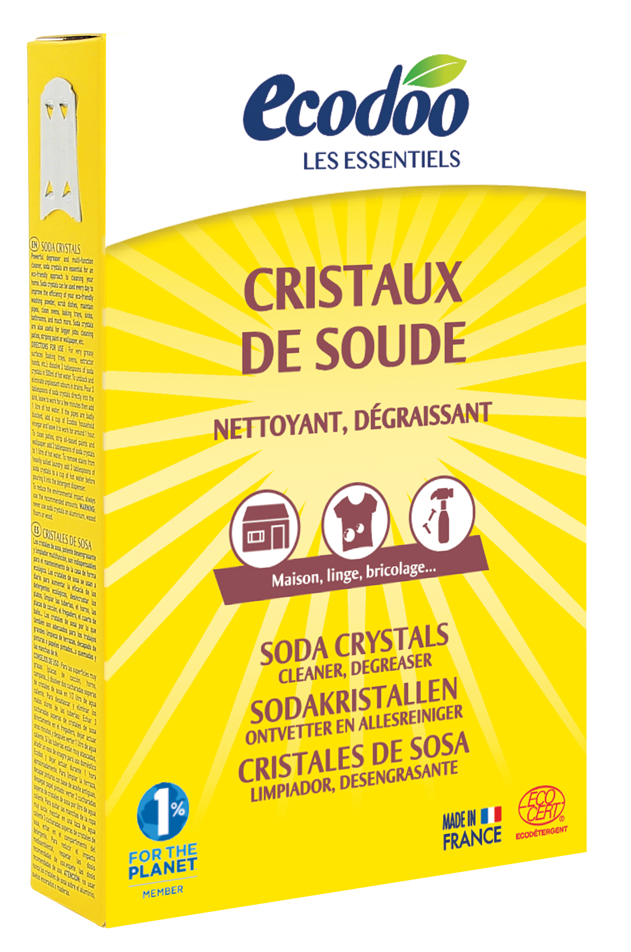 Ecodoo Sodakristallen eco 500.00 Gram