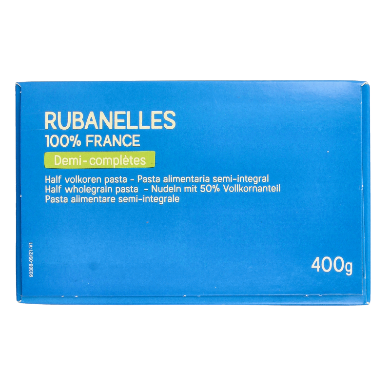 Primeal Rubanelle halfvolkoren pasta bio 400 Gram