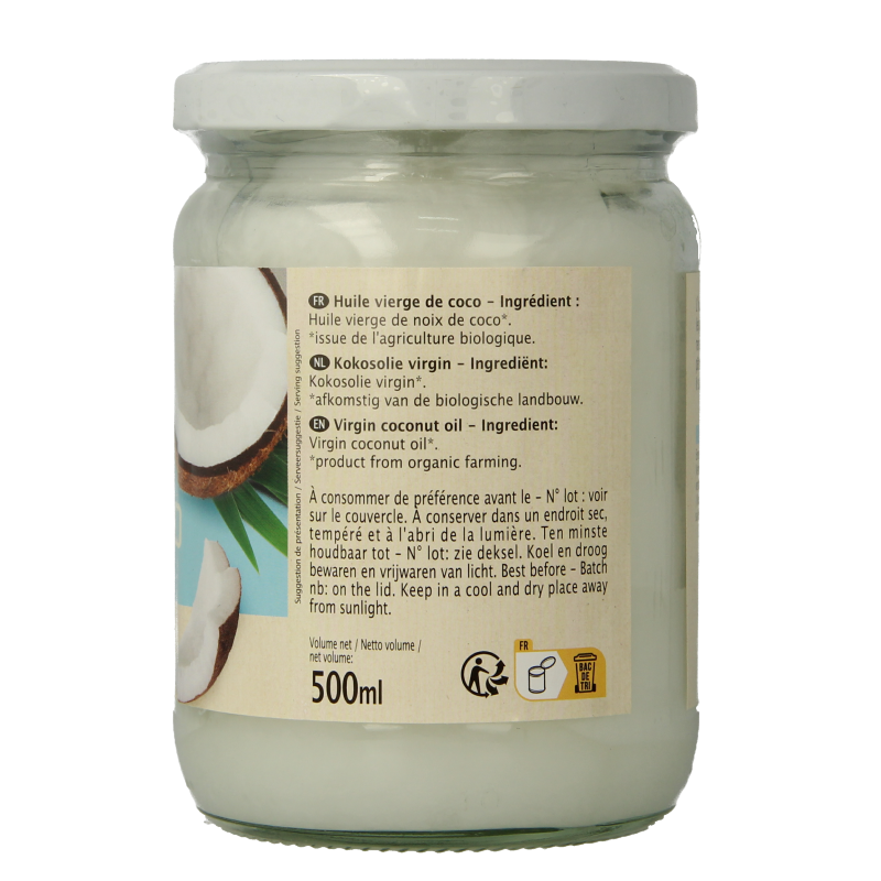 Primeal Kokosnoot olie bio 500 Milliliter