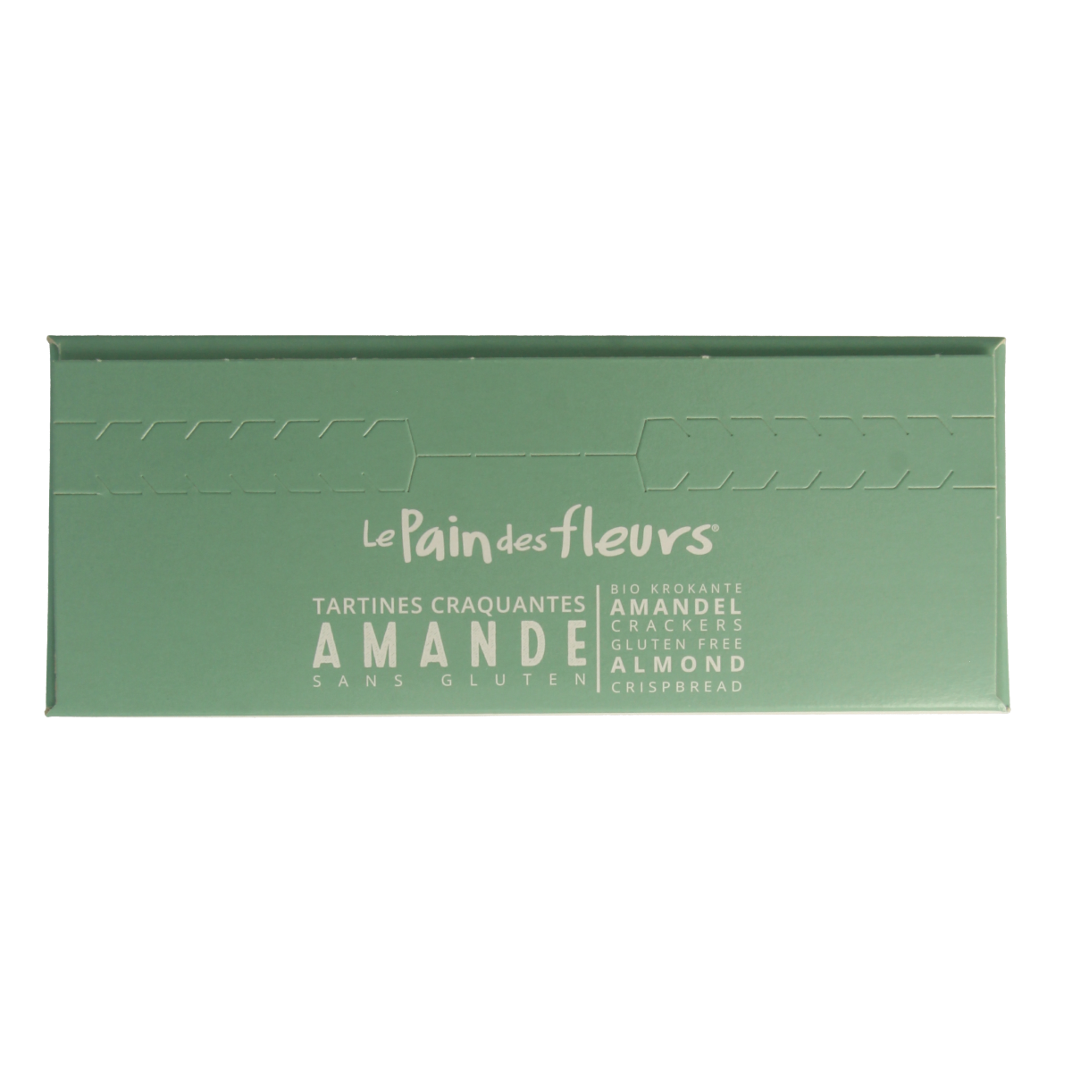 Pain Des Fleurs Krokante crackers amandel glutenvrij bio 150.00 Gram