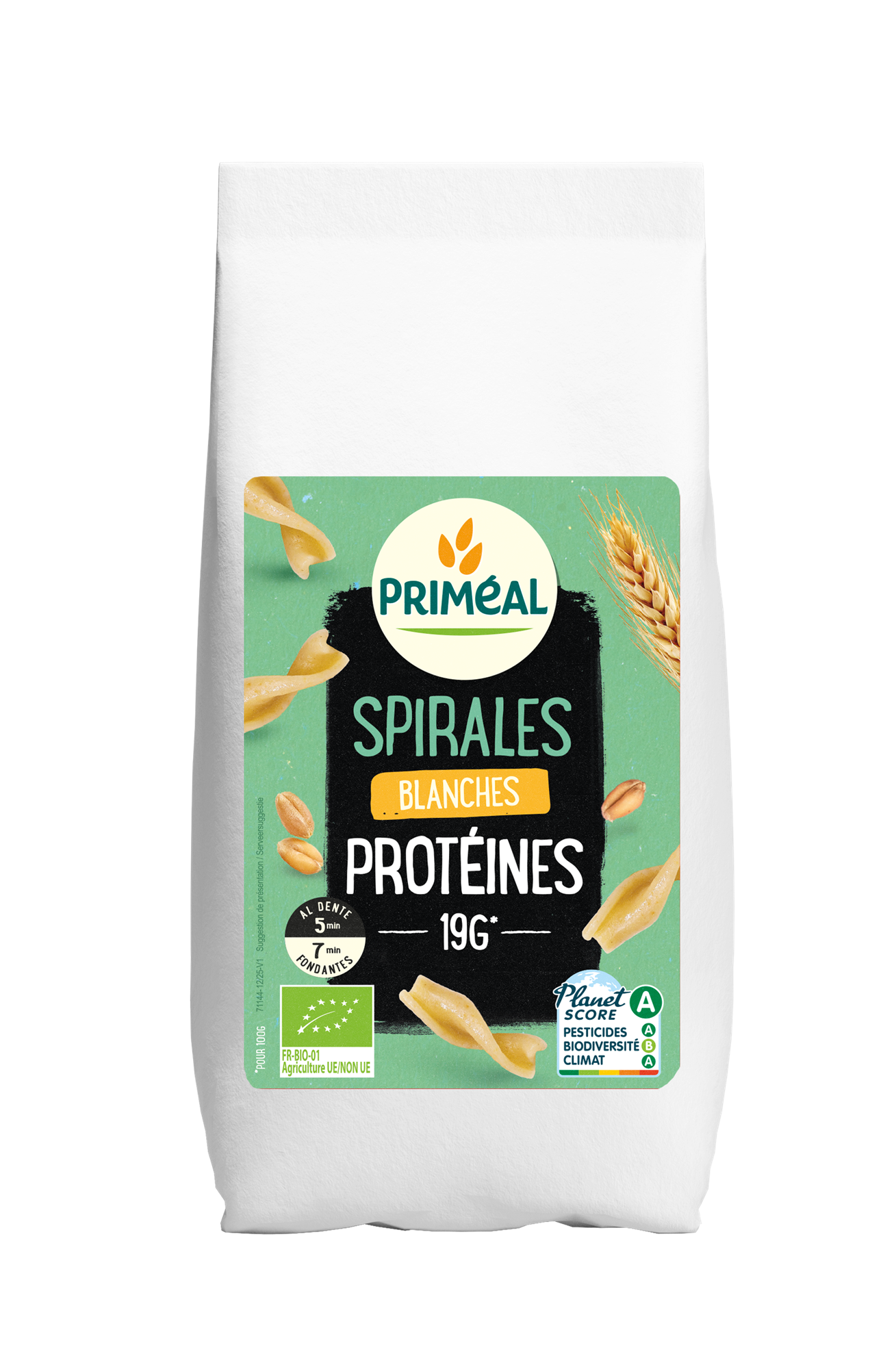 Primeal Spiraal pasta proteine bio 400.00 Gram