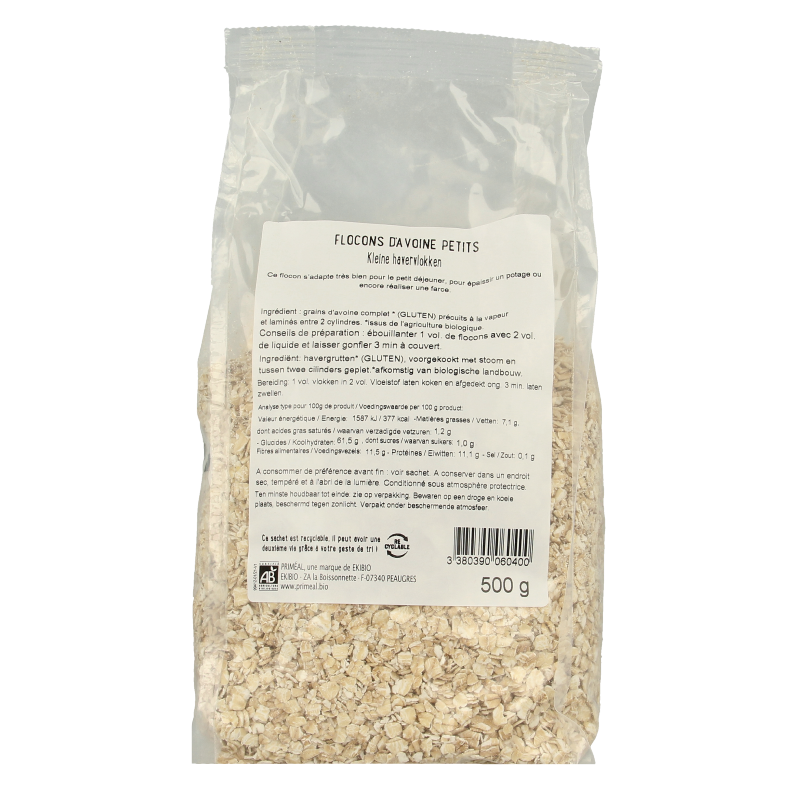 Primeal Kleine havervlokken bio 500 Gram