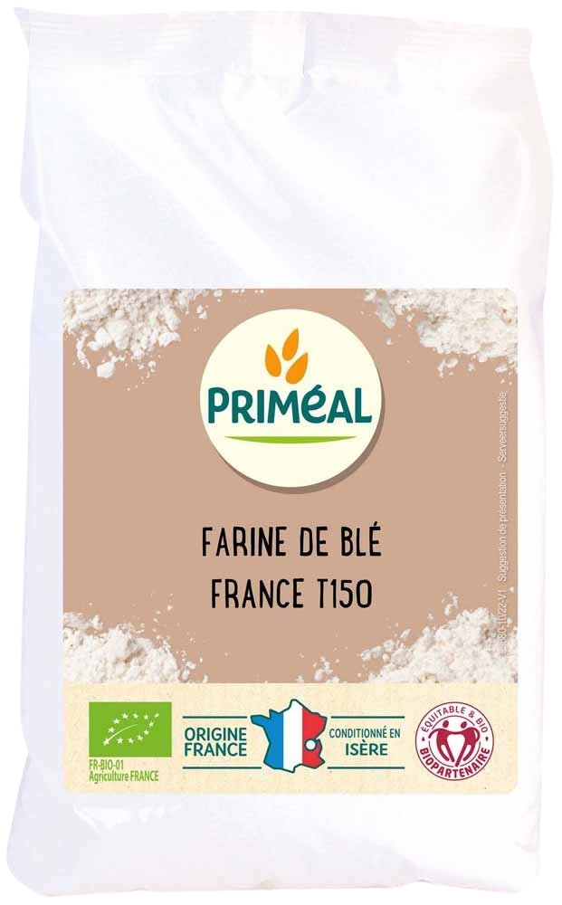 Primeal Volkoren tarwemeel borsa 150 bio 1.00 Kilogram