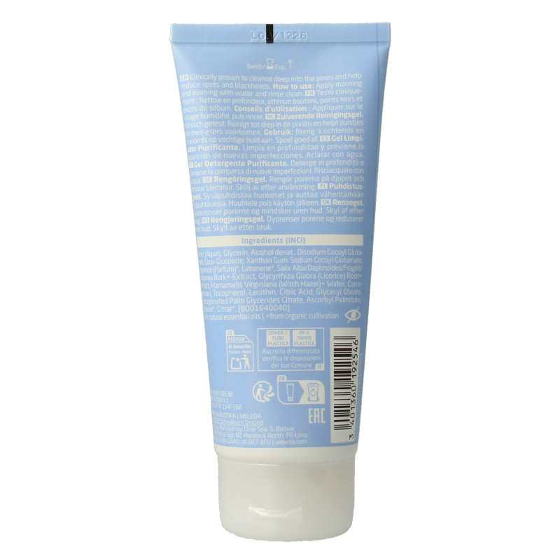 Weleda Reinigingsgel zuiverend 100 Milliliter