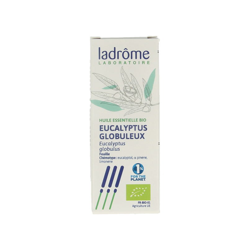 Ladrome Eucalyptus globulus olie bio 10 Milliliter