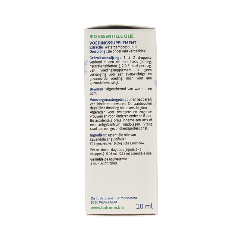 Ladrome Lavendel olie bio 10 Milliliter