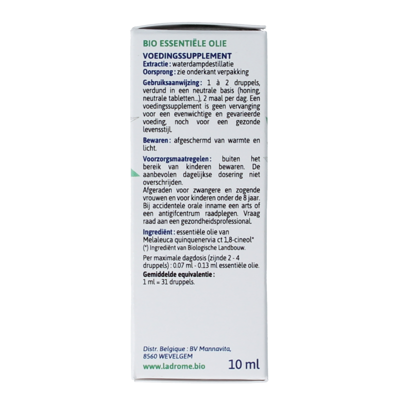 Ladrome Niaouli olie 10 Milliliter