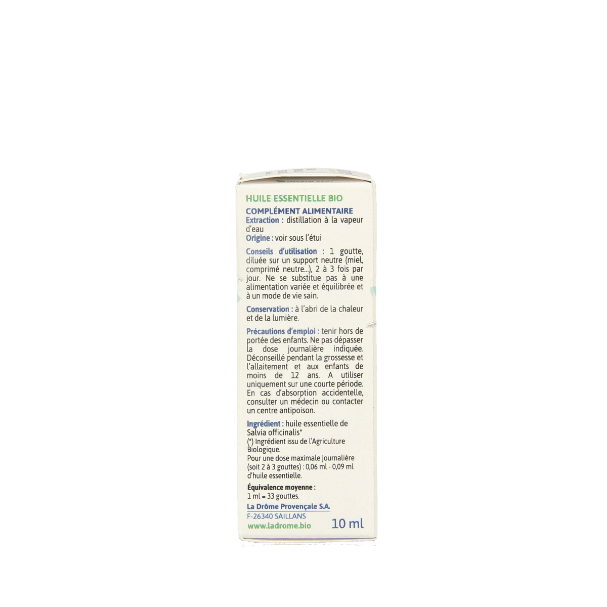 Ladrome Salie bio 10.00 Milliliter