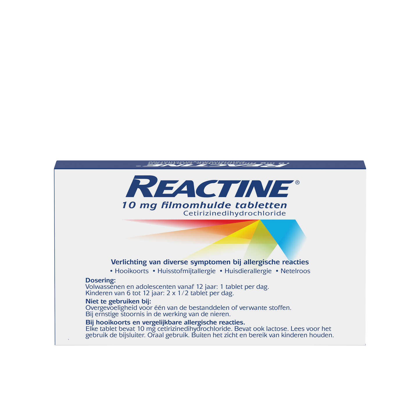 Reactine Anti cetrizine dihydrochloride 10mg 7.00 Tabletten