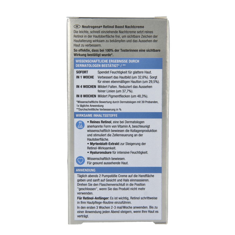 Neutrogena Retinol boost night creme 50 Milliliter