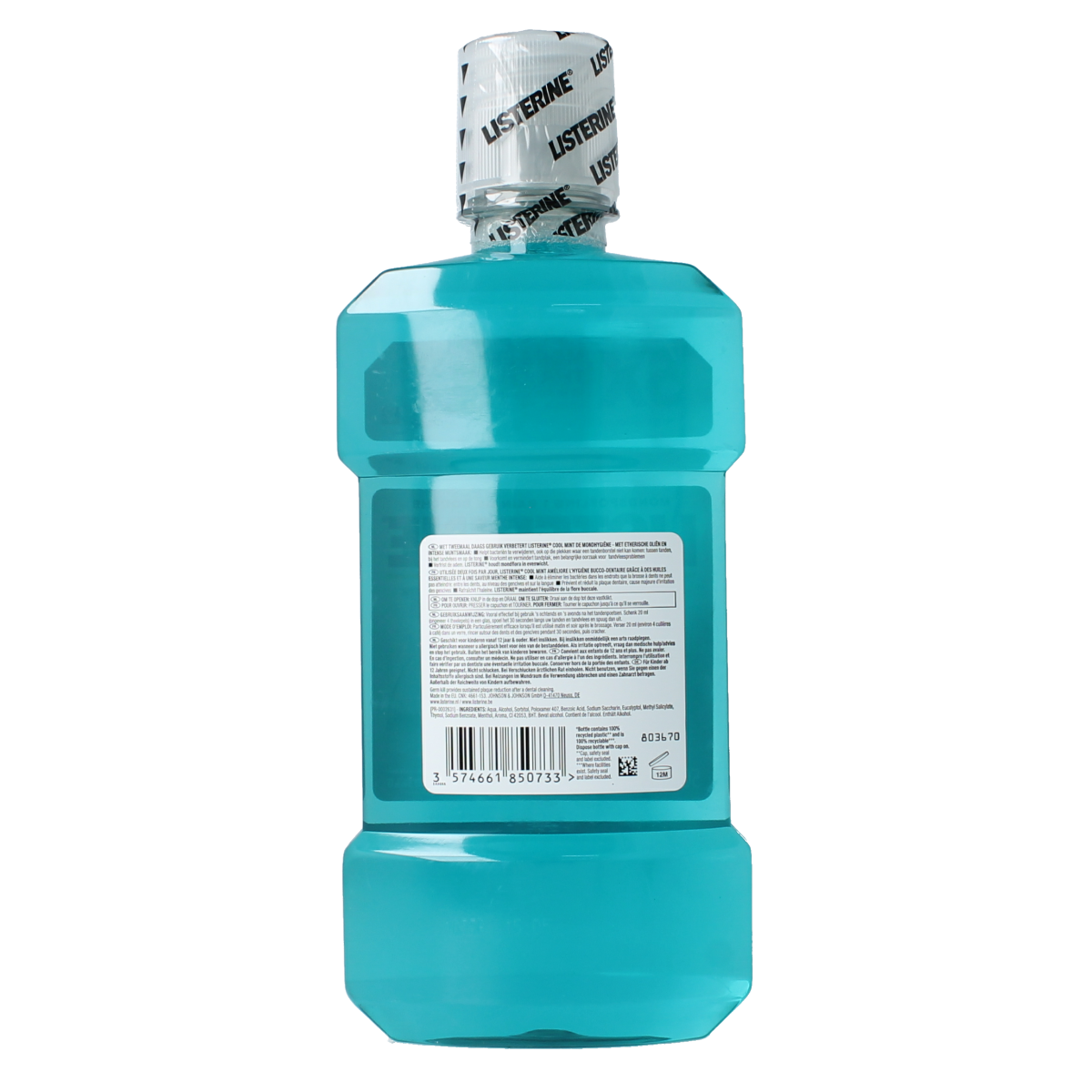 Listerine Mondwater cool mint 500.00 Milliliter