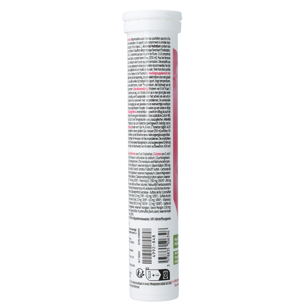 Arkovital Hydratium Framboos 24.00 Bruistabletten
