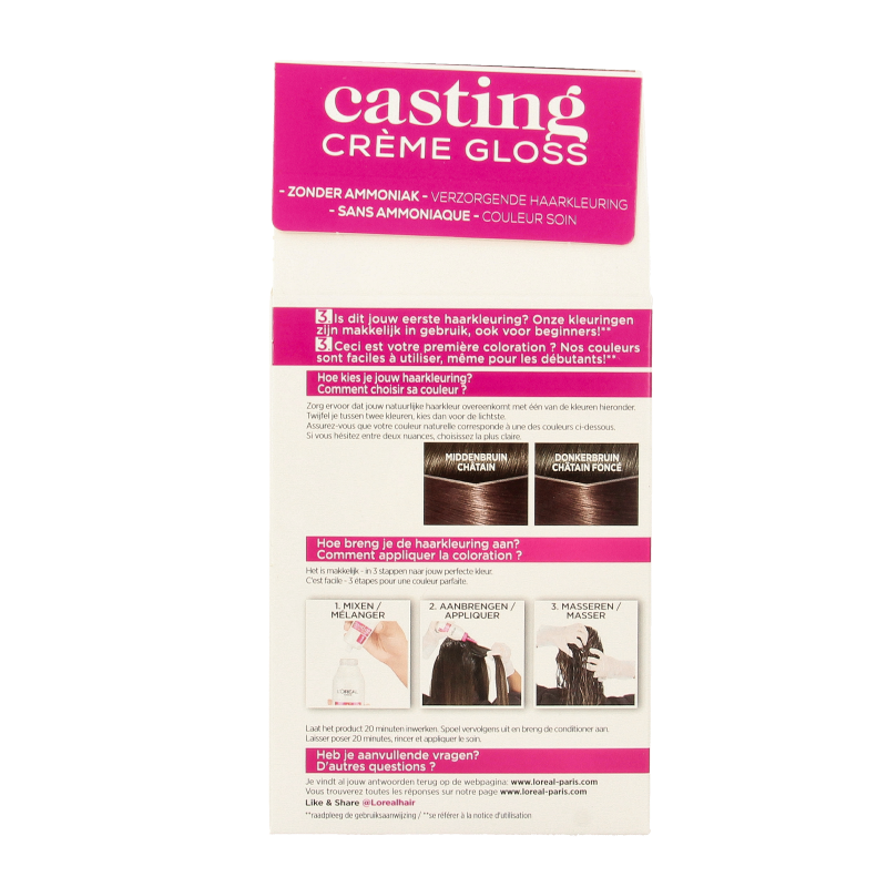 Casting Casting creme gloss 415 Iced chestnut 1 Set
