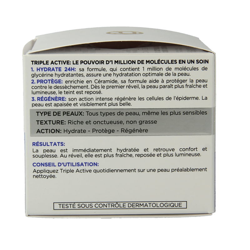L'Oreal Paris Dermo expertise triple active nachtcreme 50.00 Milliliter