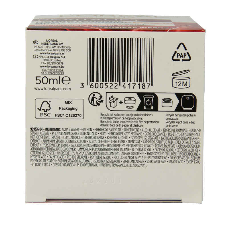 L'Oreal Paris Revitalift dagcreme SPF30 50 Milliliter