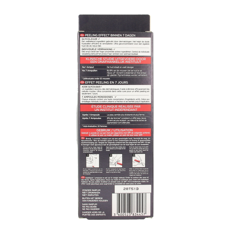 L'Oreal Paris Revitalift Laser X3 Peeling Effect Ampullen 7 Ampullen