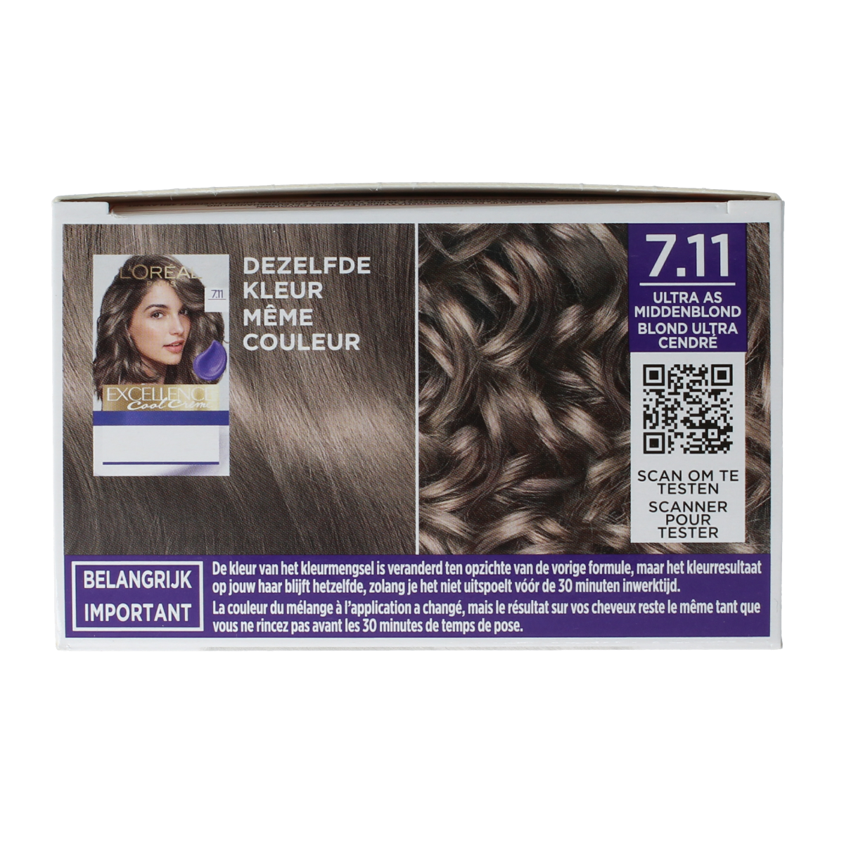 Excellence Cool creme 7.11 ultra asblond 1.00 Stuks