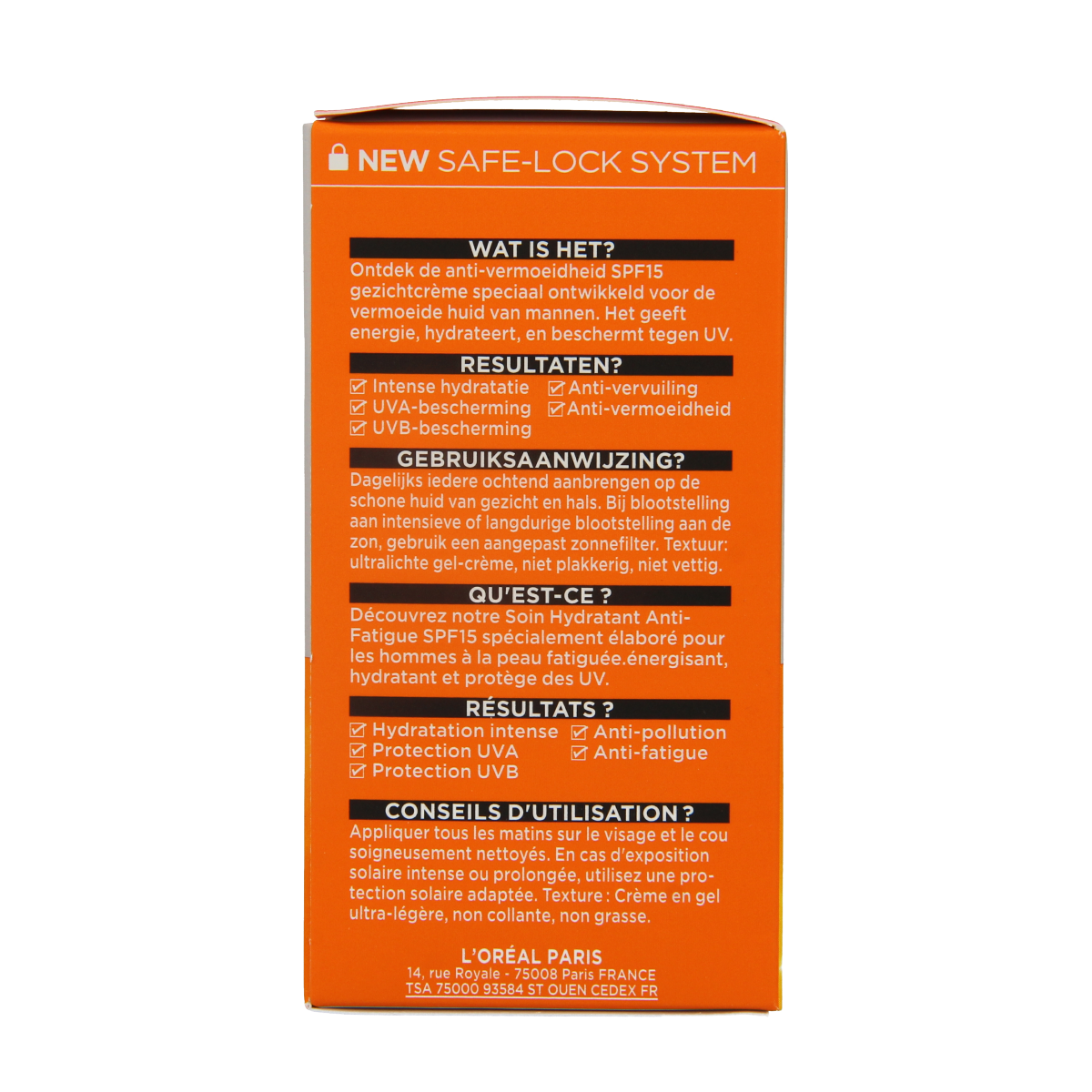 Men Expert Hydra energetic hydraterende gezichtscreme SPF15 50.00 Milliliter
