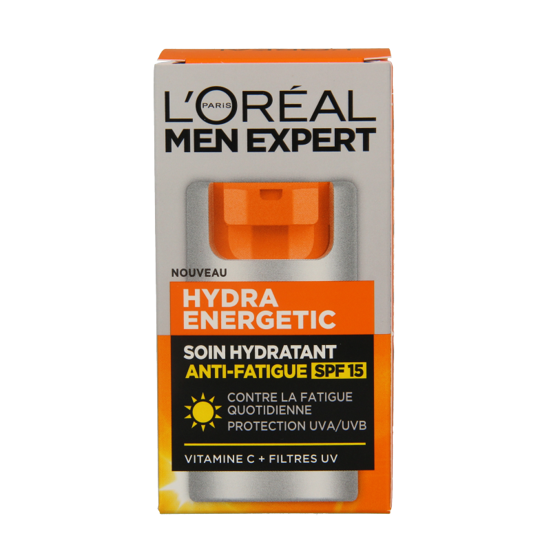 Men Expert Hydra energetic hydraterende gezichtscreme SPF15 50 Milliliter