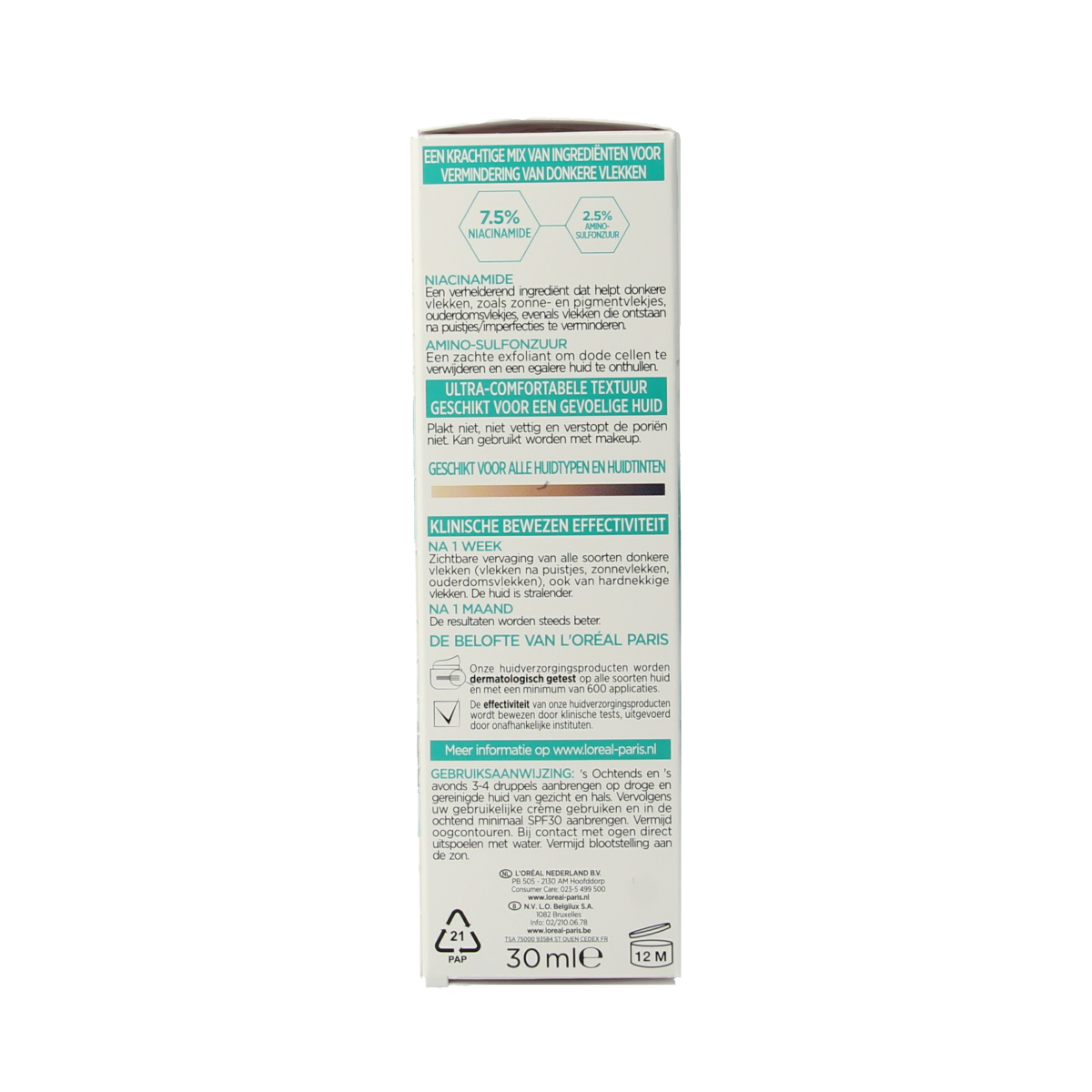 L'Oreal Paris Bright reveal dark spot serum 30.00 Milliliter