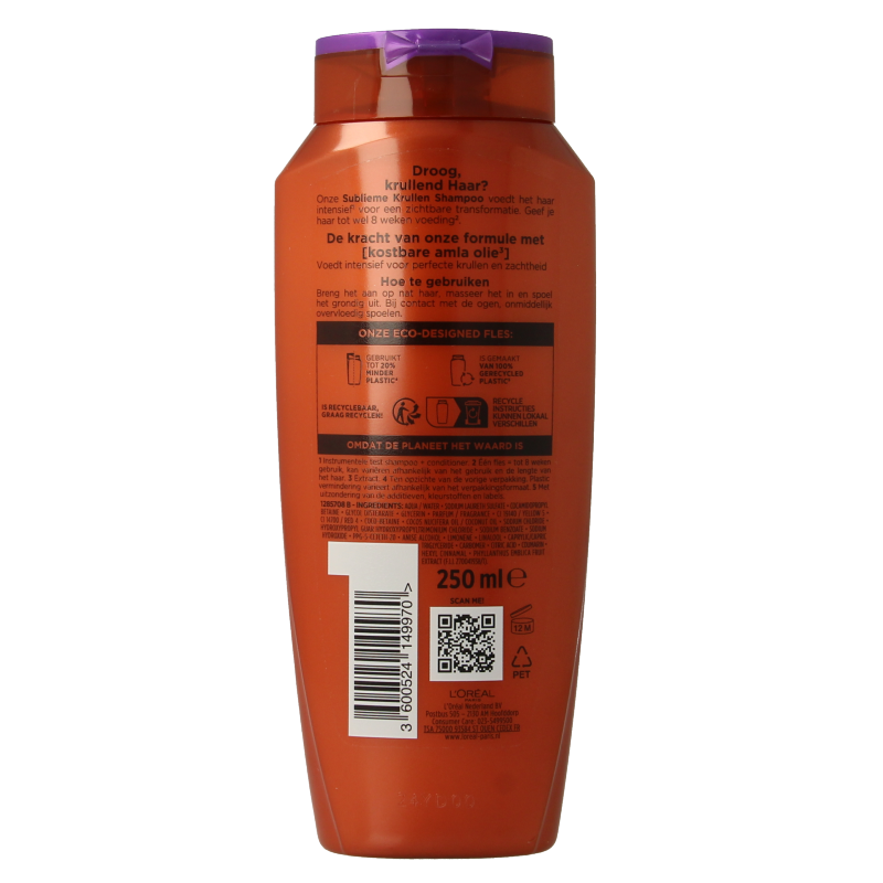 Elvive Shampoo krul verzorging 250 Milliliter