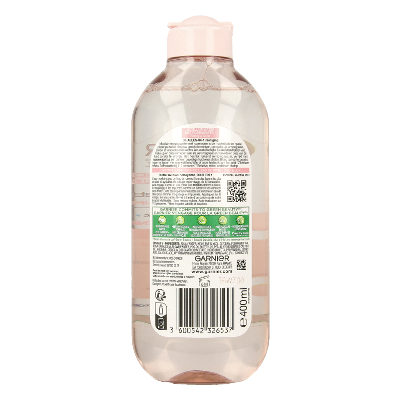 Garnier SkinActive micellair rozenwater 400.00 Milliliter