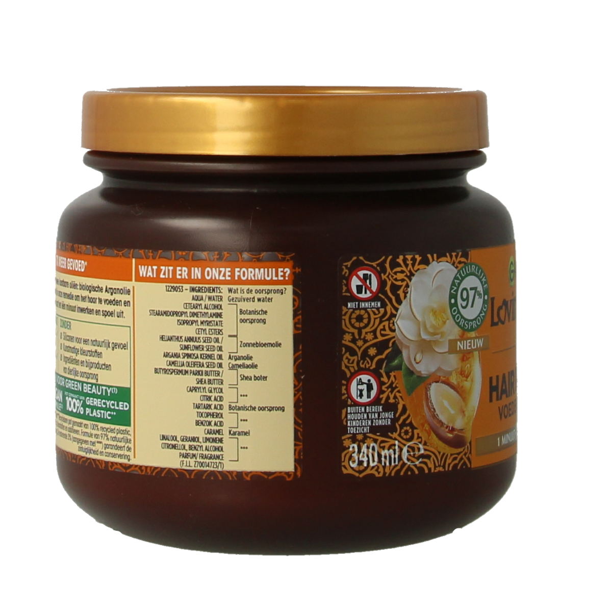 Garnier Loving blends masker argan & cameliaolie subliem 340.00 Milliliter
