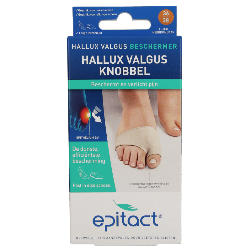 Epitact Hallux valgus knobbel beschermer maat 36/38 1 Stuks