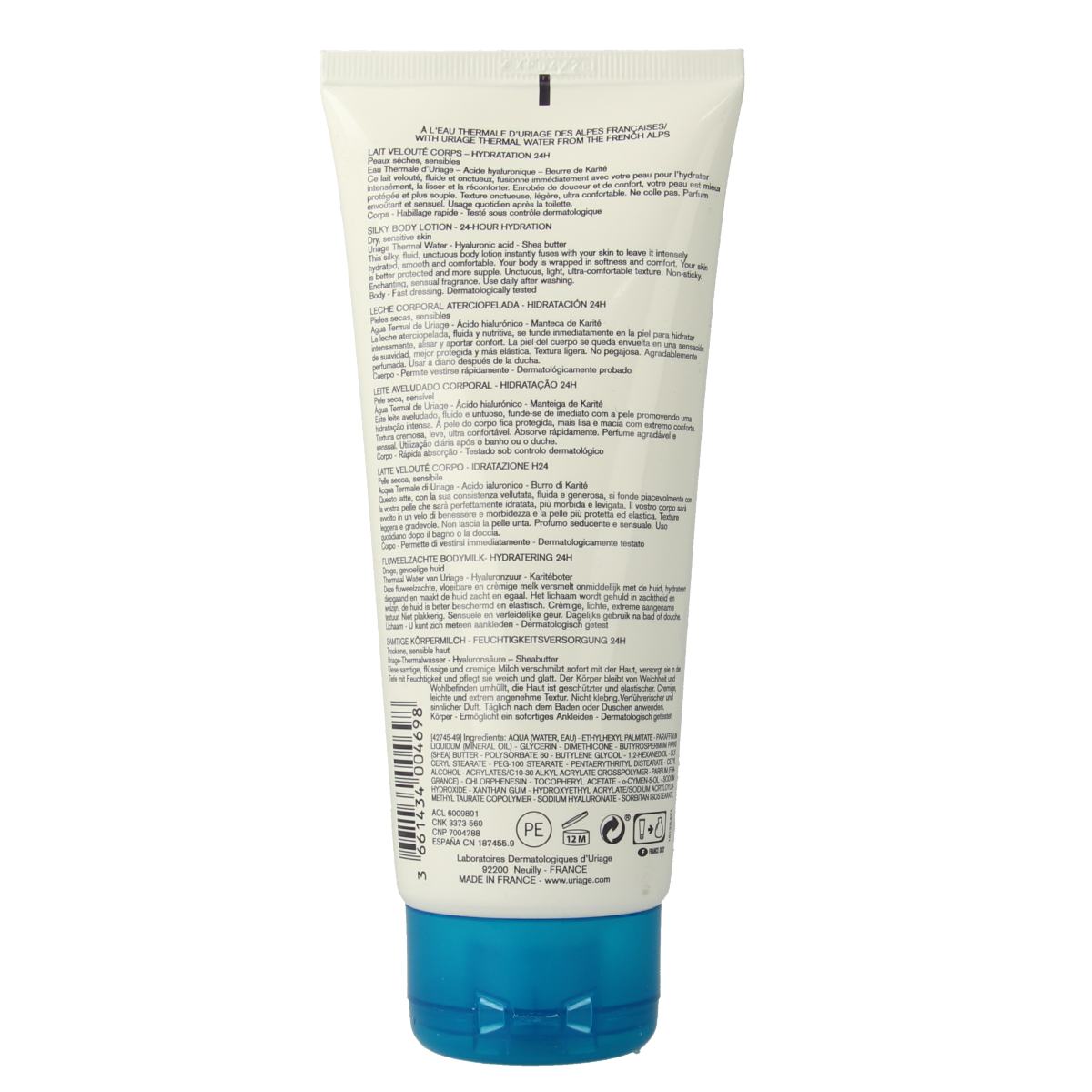 Uriage Thermaal water lait veloute 200.00 Milliliter