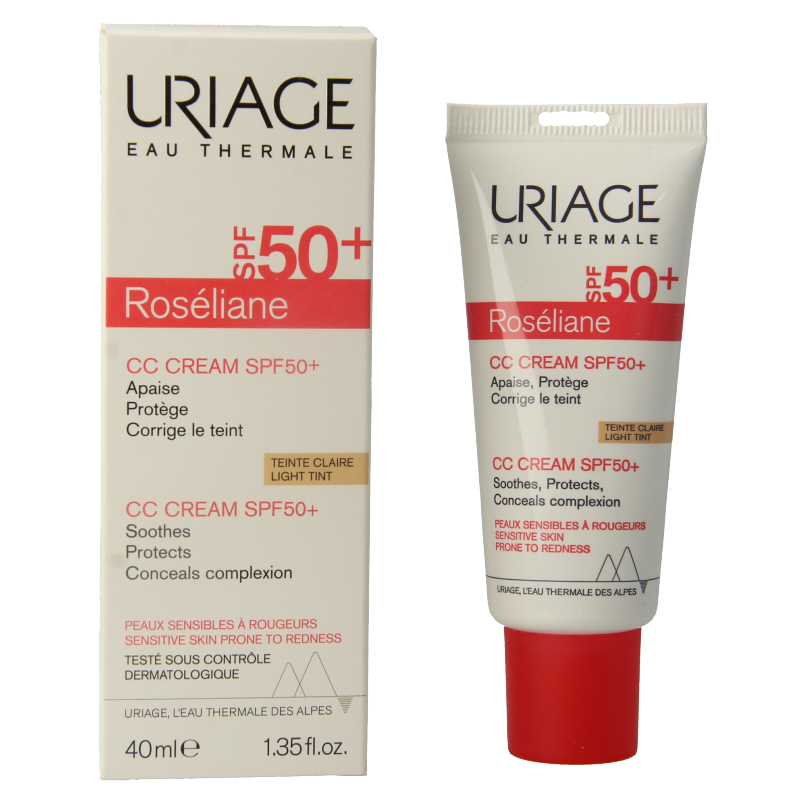 Uriage Roseliane hydr & besch creme teint SPF50 40 Milliliter