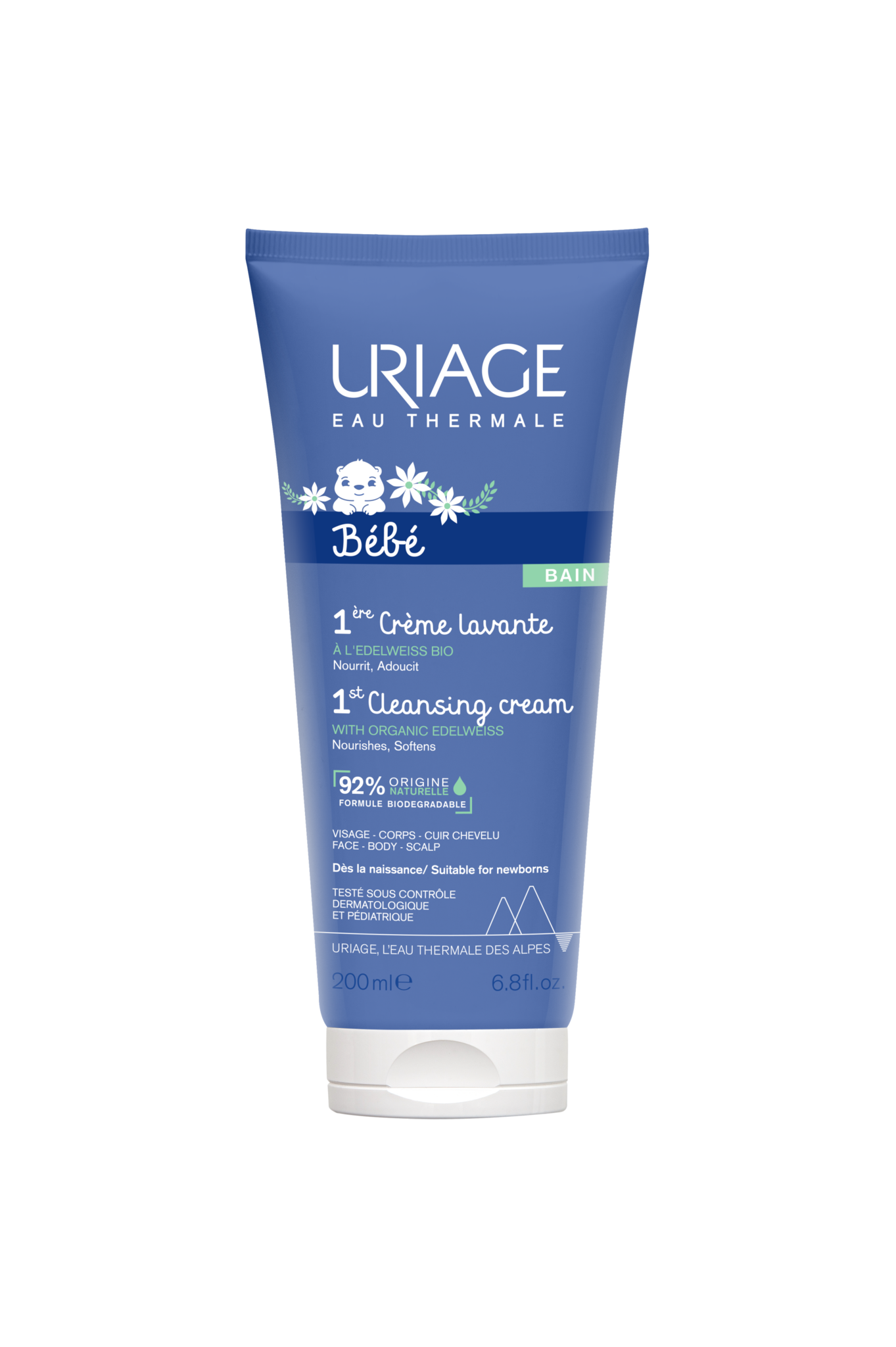 Uriage Bebe 1ere creme lavante 200 Milliliter