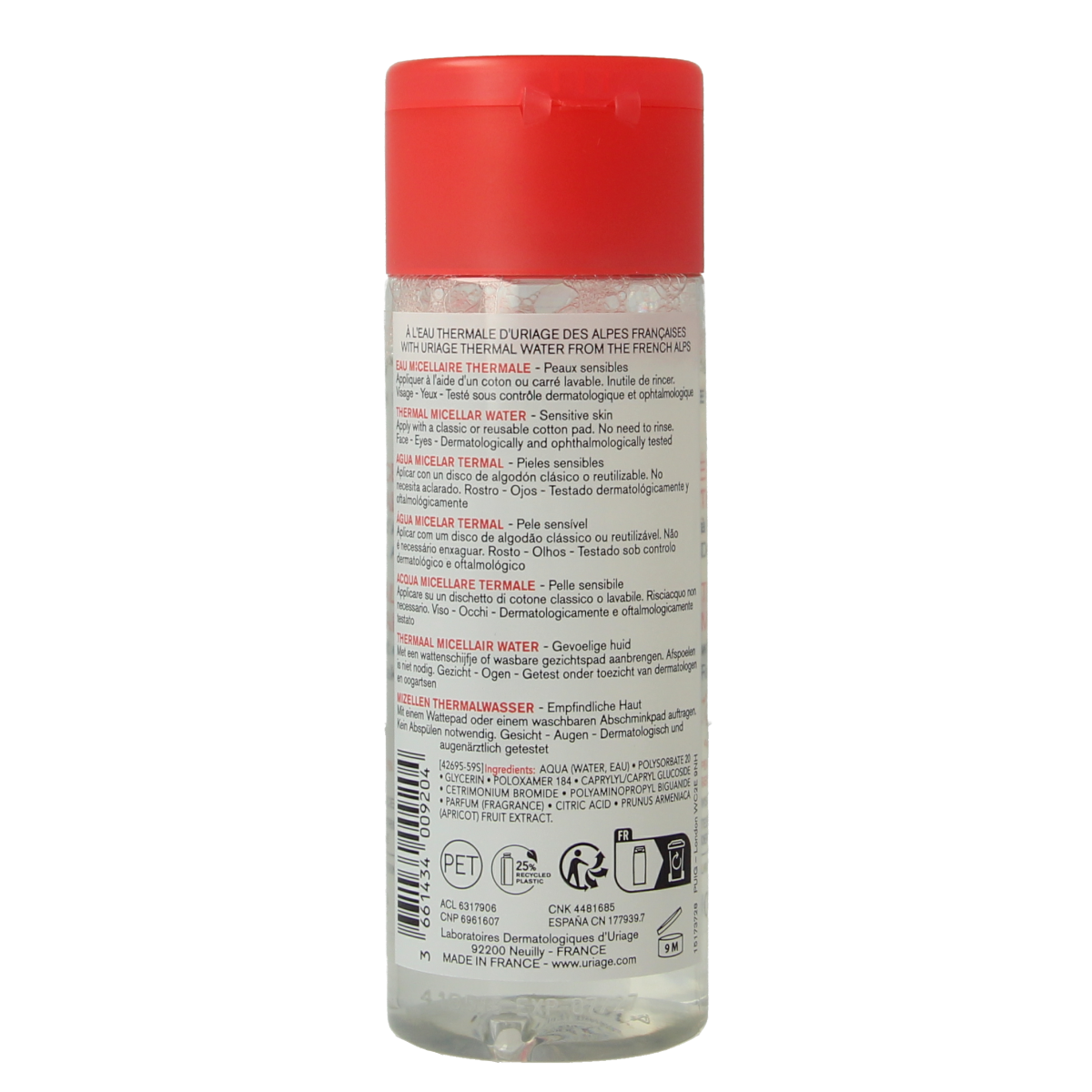 Uriage Thermaal micellairwater gevoelige huid 100.00 Milliliter