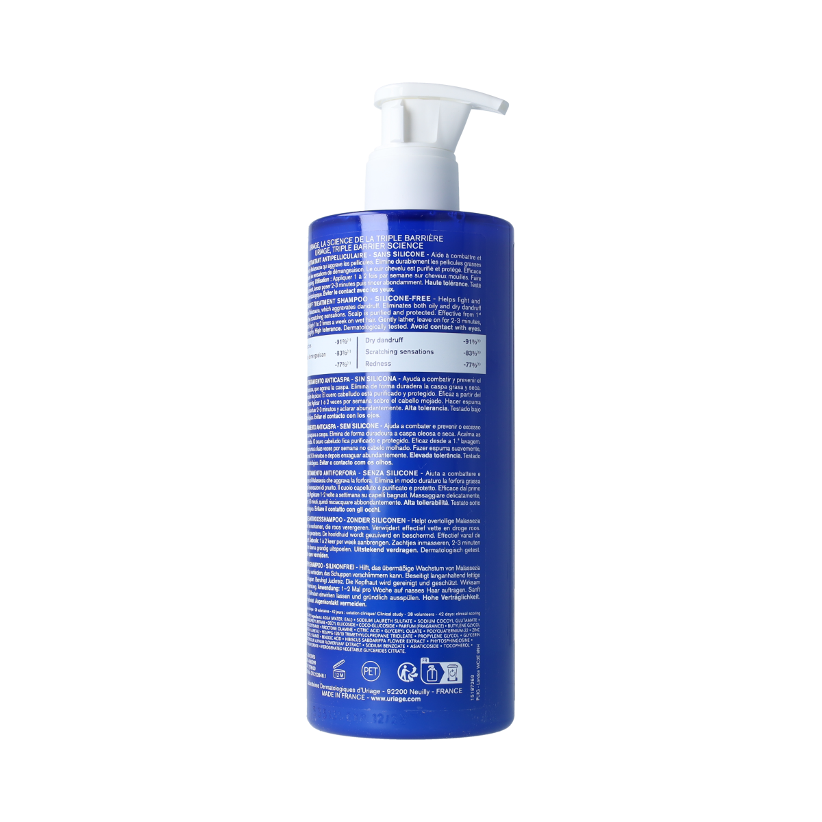 Uriage DS HAIR - SHAMPOOING 500ML 500.00 Milliliter