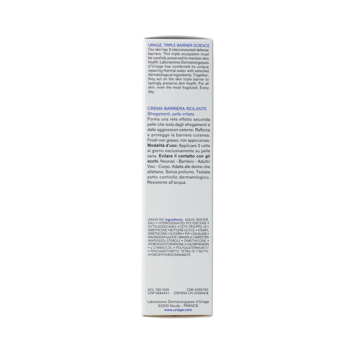 Uriage Bariederm isolerende barriere creme 75.00 Milliliter